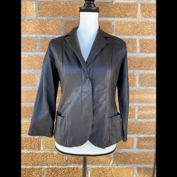 Vince leather jacket xtra small - Picture 1 of 10